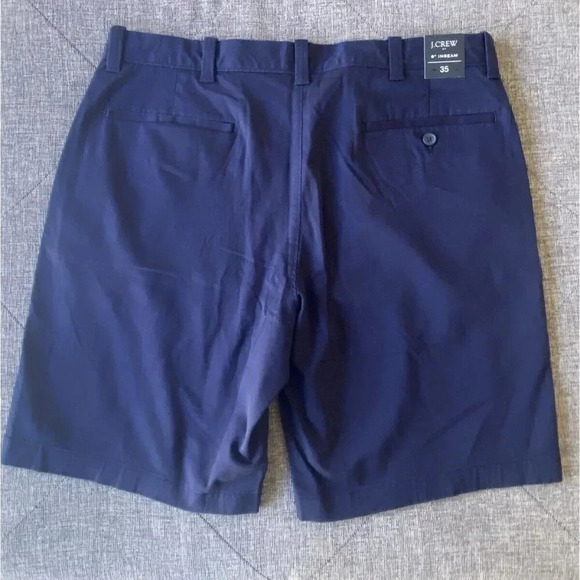 NWT - J.Crew Men's 9" Stretch Chino Short, Navy, 35 Waist - Picture 3 of 7